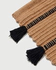 Broste Ezra Rug Natural Black