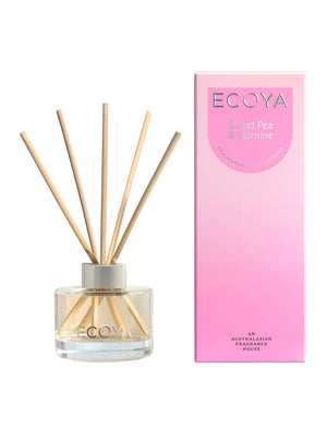 ECOYA Mini Reed Diffuser - Sweet Pea & Jasmine