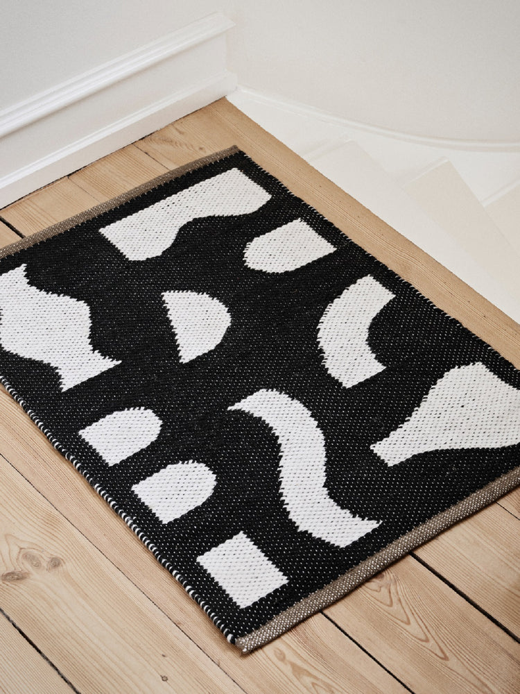 Broste Ceres Door Mat  Black