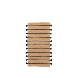 Broste Ezra Rug Natural Black