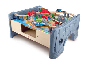 Hape 70pc Railway Train and Table Set