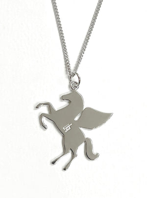 Hailwood Pegasus tattoo charm Necklace  -Silver