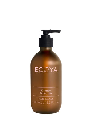 ECOYA  Hand & Body Wash - Orange & Saffron