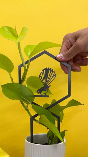 Metalbird Piwakawaka Plant Trellis