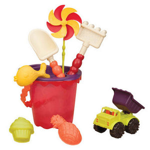 Battat Sands Ahoy Medium Bucket - Mango